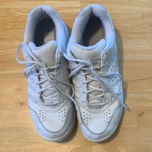 K-SWISS Running Shoes Leather White Ladies Size 10